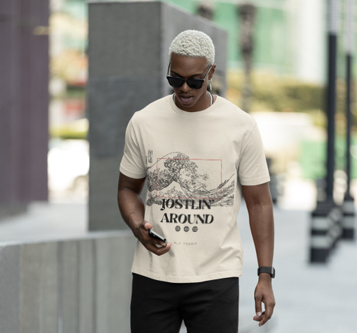 Jostlin Around Unisex Crew Neck T-Shirt